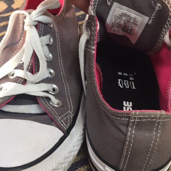 Converse chuck Taylor pink and grey sneakers - Picture 7 of 7